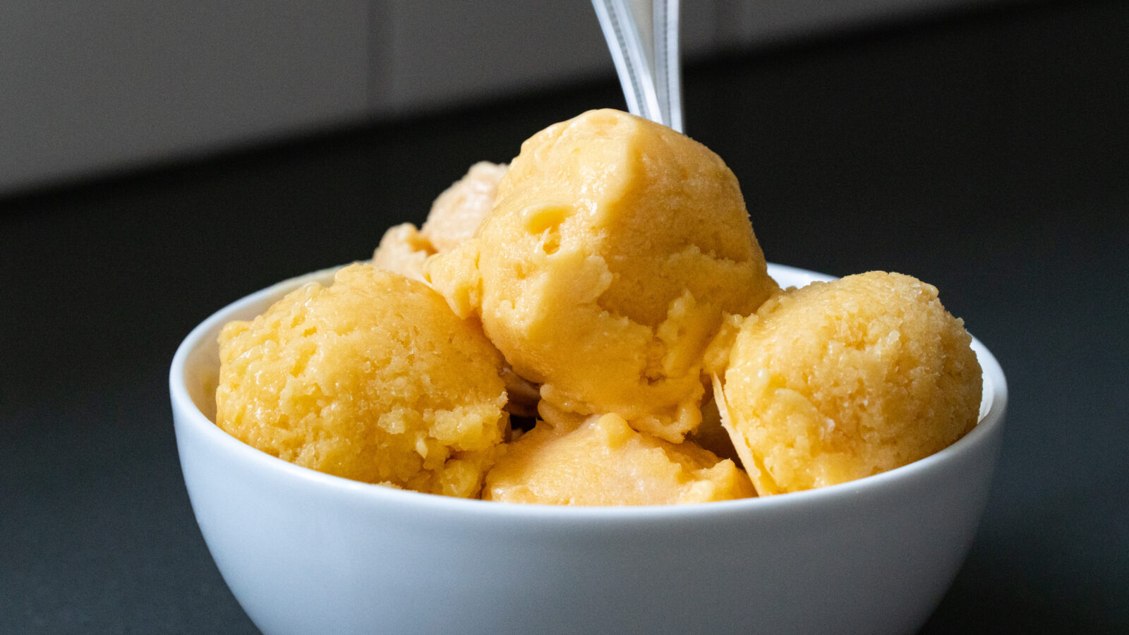 Dairy-Free Peach Froyo | Showit Blog