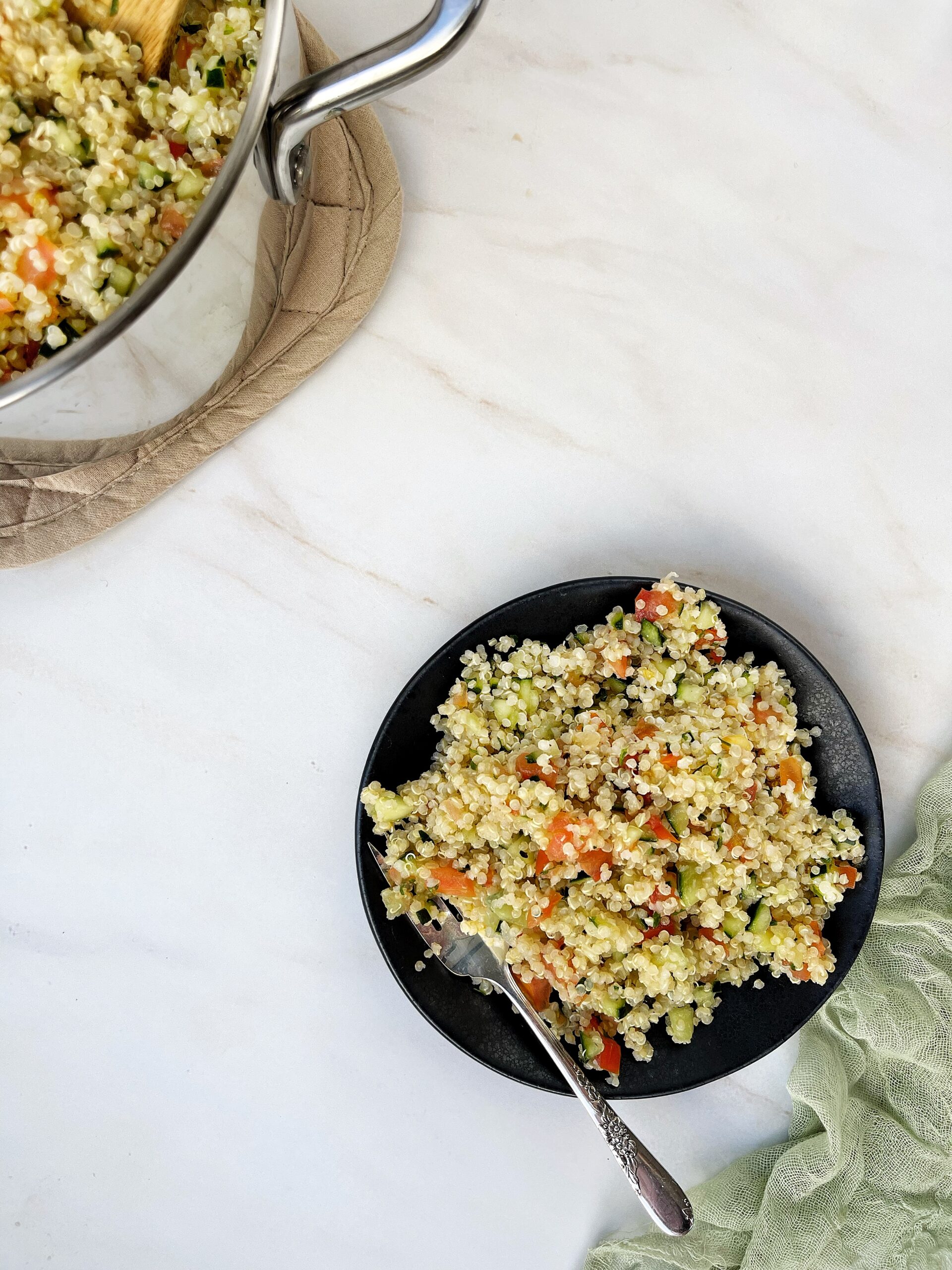 Tabouli Inspired Quinoa | Showit Blog
